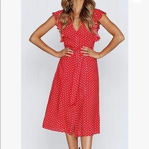 Summer Boho Swing MIDI Dress